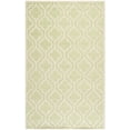 thumbnail image 2 of SAFAVIEH Cambridge Kirsten Geometric Wool Area Rug, Light Green/Ivory, 5' x 8', 2 of 7