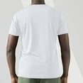 thumbnail image 6 of Jinhomg Mens Casual Summer Tee Shirts Loose Fit Comfy Plain Crew Neck Tops Big and Tall Short Sleeve T-Shirts Lightweight Daily Wear Deal of The Day White XXXXL, 6 of 7