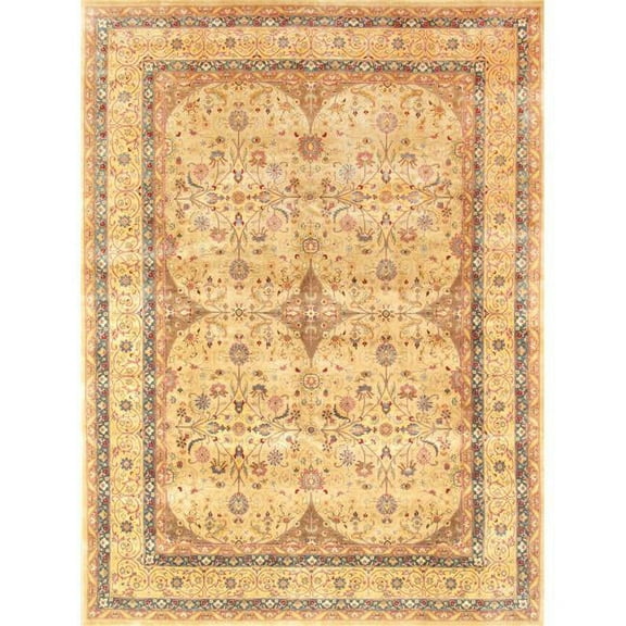 Pasargad Home Baku Collection Hand-Knotted Wool Area Rug  8' 11" X 12' 0"
