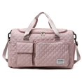 thumbnail image 2 of Bolso de mano de viaje sólido de gran capacidad, suave, de alta calidad, para mujer, con compartimento interior, bolsillo con ranura interior, bolso de mano de viaje Oxford, 2 of 5
