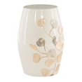 thumbnail image 1 of Linon Westly Table Tambour Émail et Capiz Gingko en Blanc, 1 of 13