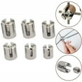 thumbnail image 3 of Stainless Steel Cross Clip Clamp For Wire Ropes With Diameters Of 2Mm 8Mm Essential Tool For Wall Trellis Installation, 3 of 6