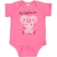 thumbnail image 3 of Inktastic Aditi My Gigi Loves Me Pink Elephant Beautiful Girls Baby Bodysuit, 3 of 5
