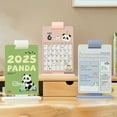 thumbnail image 3 of 2025 Office Calendar Desktop Calendar Cartoon Panda Calendar Standing Calendar Desk Calendar Stand Up Year Calendar, 3 of 15