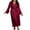Wine, variant on QNANSPI Pajama Sets for Women Short Sleeve, Women Short Sleeve Sleepwear Outfit, Womens Plus Size Satin Solid Color Nightgown Robe Sleepwear Pajama Outfit
