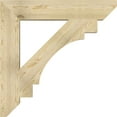 thumbnail image 3 of Ekena Millwork 6"W x 36"D x 36"H Merced Slat Rough Sawn Bracket, Douglas Fir, 3 of 4