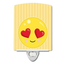 Caroline's Treasures BB8732CNL Lovey Face Ceramic Night Light, 6x4x3", multicolor