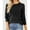 Black, variant on BZGTZT Womens Crewneck Pleated Sweaters 2024 Casual Long Sleeve Lightweight Knit Pullover Sweater Tops Fall Clothes