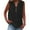 Black -CA33, variant on Gauze Tank Tops for Women V Neck Sleeveless Cotton Linen Tops Summer Dressy Casual Work Blouses Boho Top Navy L