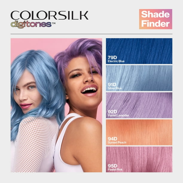 Revlon Permanent Hair Color Colorsilk Digitones With Keratin, 91D ...