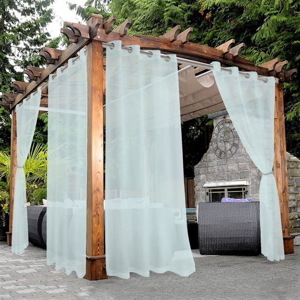 Add a Touch of Elegance to Your Home with These Waterproof Sheer Curtains!