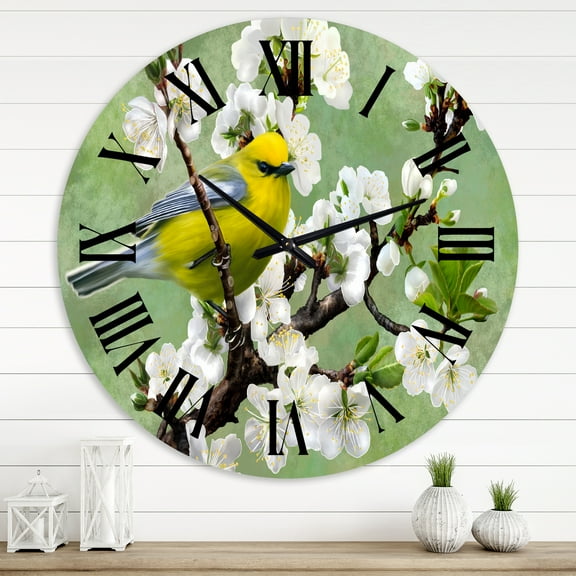 Designart 1 in Quartz Traditional Wall Clock