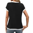 thumbnail image 2 of Joyutrip Women Front Pocket Short Sleeves Round Neck Casual T-Shirt Top, 2 of 5
