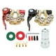 thumbnail image 2 of Terminal De Batería De 4, Conector De Cable De Batería Universal De 2 Piezas De Latón Para Postes SAE JIS Tipo A Para Camión De Automóvil, 2 of 7