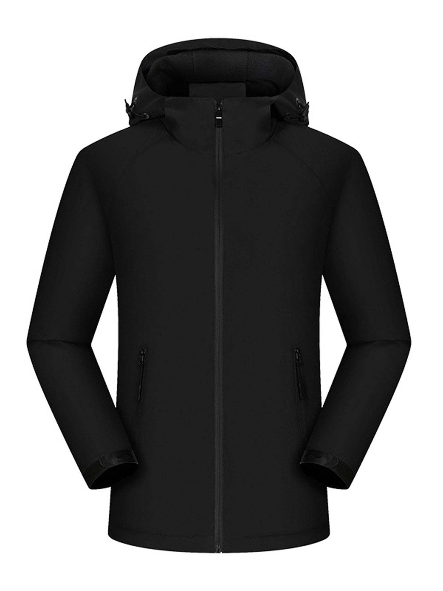 Women Men Softshell Jacket Ski Snowboarding Jacket with Removable Hood