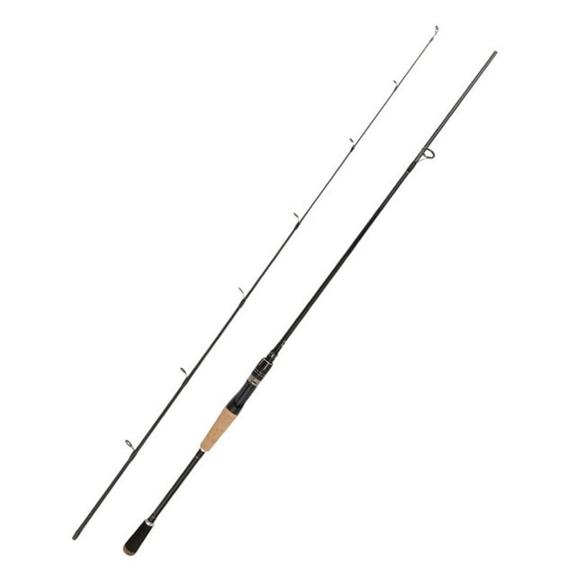 Qualitchoice Carbon Spinning Angling Pole Tight Rod Section Fishing Equipment for Angler's Holiday Good Gift