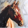 thumbnail image 2 of Gould, Renee 15x15 Black Ornate Wood Framed with Double Matting Museum Art Print Titled - Enya, 2 of 4