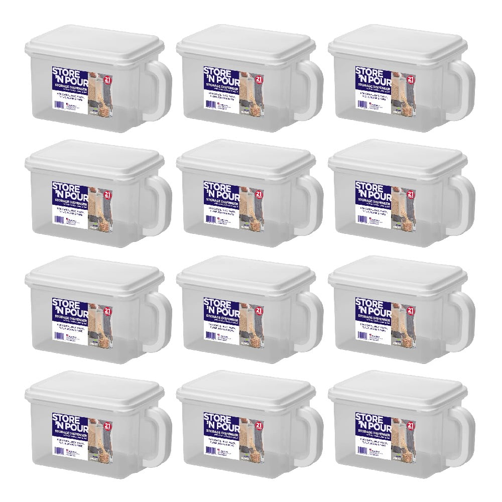 Buddeez Store N Pour Storage Dispenser 21 Cup, 12 Pack