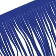 thumbnail image 3 of Uxcell 1 Yard 4 Inch PU Leather Fringe Trim DIY Tassel Fringe for Sewing, Navy Blue, 3 of 6