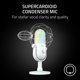 thumbnail image 4 of Micrófono USB Razer Seiren V3 Chroma RGB: Iluminación reactiva para streaming y juegos, micrófono de condensador con sensor táctil, limitador de ganancia digital y amortiguador. Compatible con PC, Dis, 4 of 5