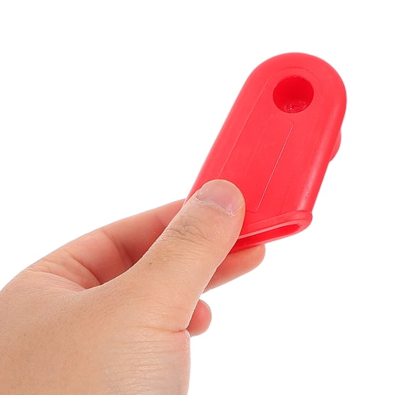 WEUVEB Red Plastic Grocery Cart Handle Attachments, Easy to Install, Replacement Pair for Shopping Carts