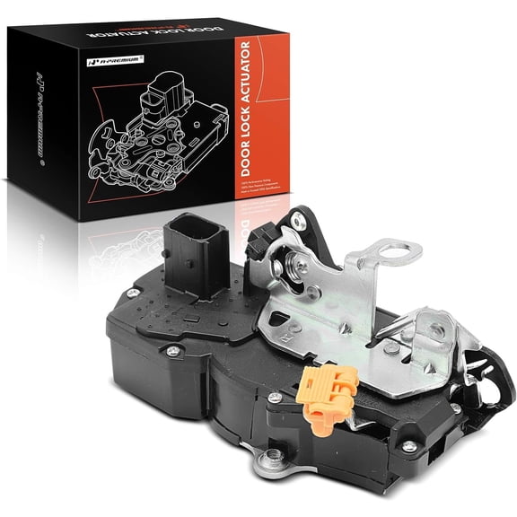 A-Premium Door Latch Lock Actuator Compatible with Chevrolet Vehicles - Impala 2006 2007 2008 2009 2010 2011, Sedan - Front Right Passenger Side, Replace# 15277752, 15806252