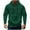 Green, variant on Chiccall Men's Sweatshirt Hoodies Quarter-Zip Athletic Workout Jacket Casual Comfy Pullover Tops Blouse with Zipper Pocket Snap Pocket