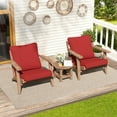 thumbnail image 3 of Pellebant Outdoor Seat Cushion Set 47 x 24 Inch Deep Seat & Back Cushion for Chair Sofa Couch, 3 of 8