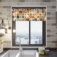 thumbnail image 2 of Yayeee Window Valance for Kitchen Farmhouse Rod Pocket Cartoon Plants Short Curtain for Living Room, 2 of 6