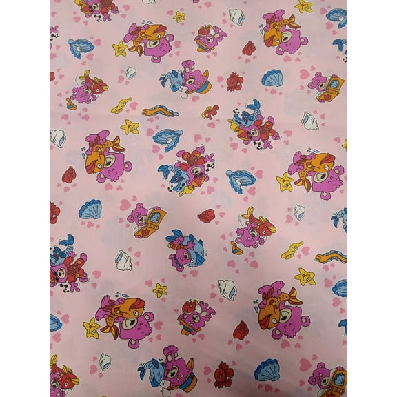 Bear Under the Sea Story Cotton Fabric
