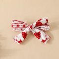 thumbnail image 5 of WIBACKER Newborn Outfit Girl Ruffle Long Sleeve Knit Romper Ribbed Floral Jumpsuit Baby Girl Coming Home Fall Winter Outfit, 5 of 9