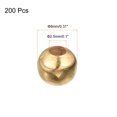 thumbnail image 2 of Uxcell 200 Pack 8mm Round Spacer Beads Making Spacer Loose Ball Bead, Champagne, 2 of 6