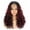 BlackRed-1BBUG, variant on More Beautiful Short Bohemian Box Braided Bob Wig with Brown Highlights, Full Lace Wig with Loose Curly Ends for Black Women