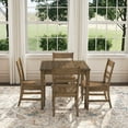 thumbnail image 2 of A-America Leucadia Dinette Table with (1) 18" Self-Storing Butterfly Leaf, Toasted Java, 2 of 11