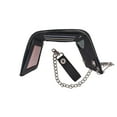 thumbnail image 6 of Black Mens Leather Biker's Chain Trifold Wallet Trucker Motorcycle, 6 of 8