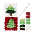 thumbnail image 1 of AMLESO 1 Set Kit de Crochets pour Dessous de Verre Motif Tapis de Tasse Bricolage crochet Broderie, 1 of 5