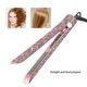 thumbnail image 3 of Plancha de pelo de cerámica turmalina, calentamiento rápido, doble uso, tamaño viaje, color rosa., 3 of 5