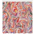 thumbnail image 3 of Ambesonne Abstract Shower Curtain, Flow Splash, 69"Wx75"L, Multicolor, 3 of 3