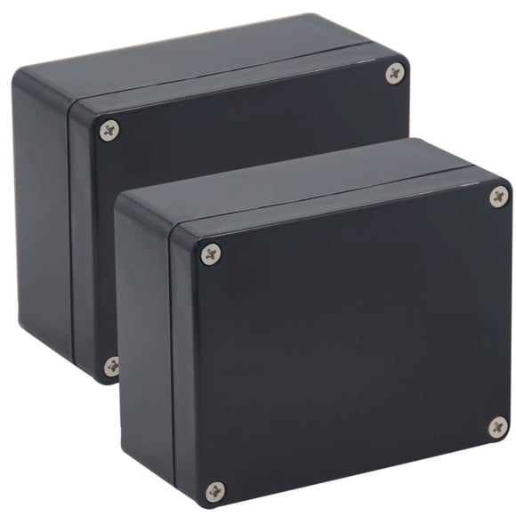 Caja de proyecto Raculety IP65 impermeable de ABS 115 x 90 x 55 mm, paquete de 2