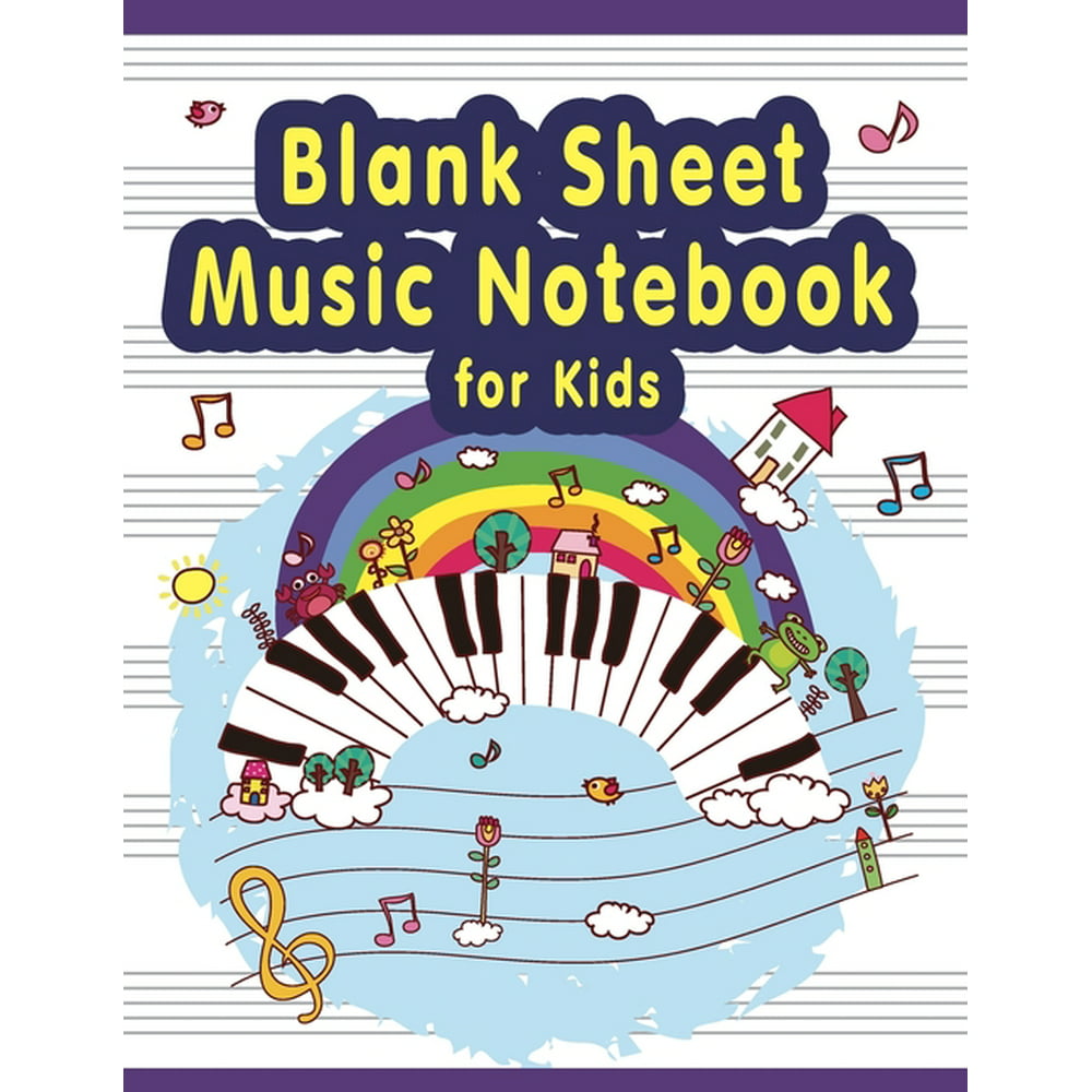 music notebook student assignment book sheet music
