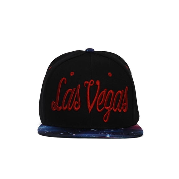 City Caps Black/Galaxy Adjustable Snapback - Las Vegas