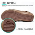 thumbnail image 4 of Women Summer Wedge Sandals Bohemia Causal Sandals Comfortable Outdoor Shoes, 4 of 6