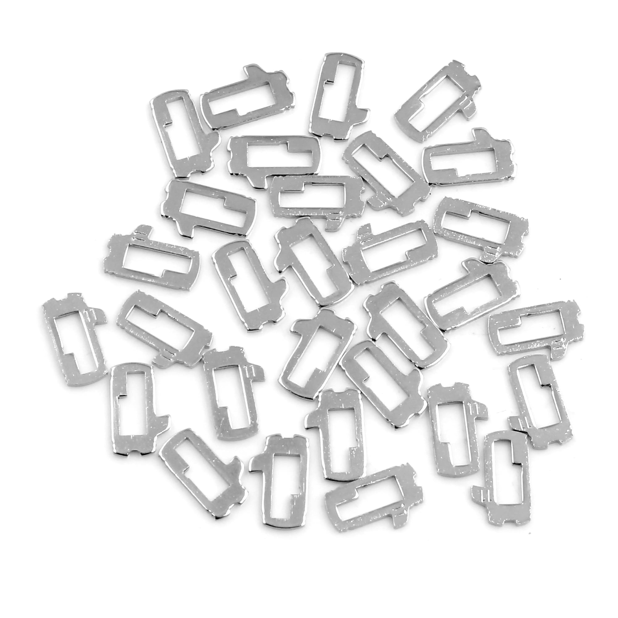 30pcs Metal Car Lock Reed Automotive Cylinder Plate Gasket for Ford