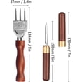 thumbnail image 2 of Ice Pick for Breaking Ice in Freezer Ice  Ice Picks  Tool for Kitchen Safety Ice Picks Mini Ice Pick with Cover Stainless Steel, 2 of 6