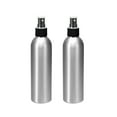 thumbnail image 4 of Uxcell 8.5oz/250ml Spray Bottle with Black Refillable Fine Mist Sprayer  Aluminium Silver Tone 2 Pack, 4 of 5