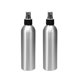 thumbnail image 4 of Botella de spray Uxcell de 8.5oz/250ml con pulverizador de niebla fina recargable negro tono aluminio plateado 2 paquetes, 4 of 5