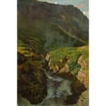 thumbnail image 2 of Gerhard Munthe 11x14 Gold Ornate Wood Frame and Double Matted Museum Art Print Titled - The River Driving (1895), 2 of 4