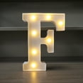 thumbnail image 3 of Tahtuvzn School Home Decor Letters Lights Alphabet Lamp LED Letter Lighting Light Illuminated Night Decoration for Birthday Party Wedding Room, 3 of 6