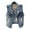 Blue, variant on Uooqdmx Jean Jacket Women Womens Vests Outerwear Denim Jean Vest Classic Button Up Cropped Distressed Sleeveless Jean Jacket Vest for Women Blue L