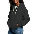 thumbnail image 3 of cocolona Womens Quarter Zip Hoodies Plus Size Casual Textured Hooded Sweatshirt Fall Winter Oversized Hoodie Pullover Fashion Long Sleeve Tops with Pocket, 3 of 7